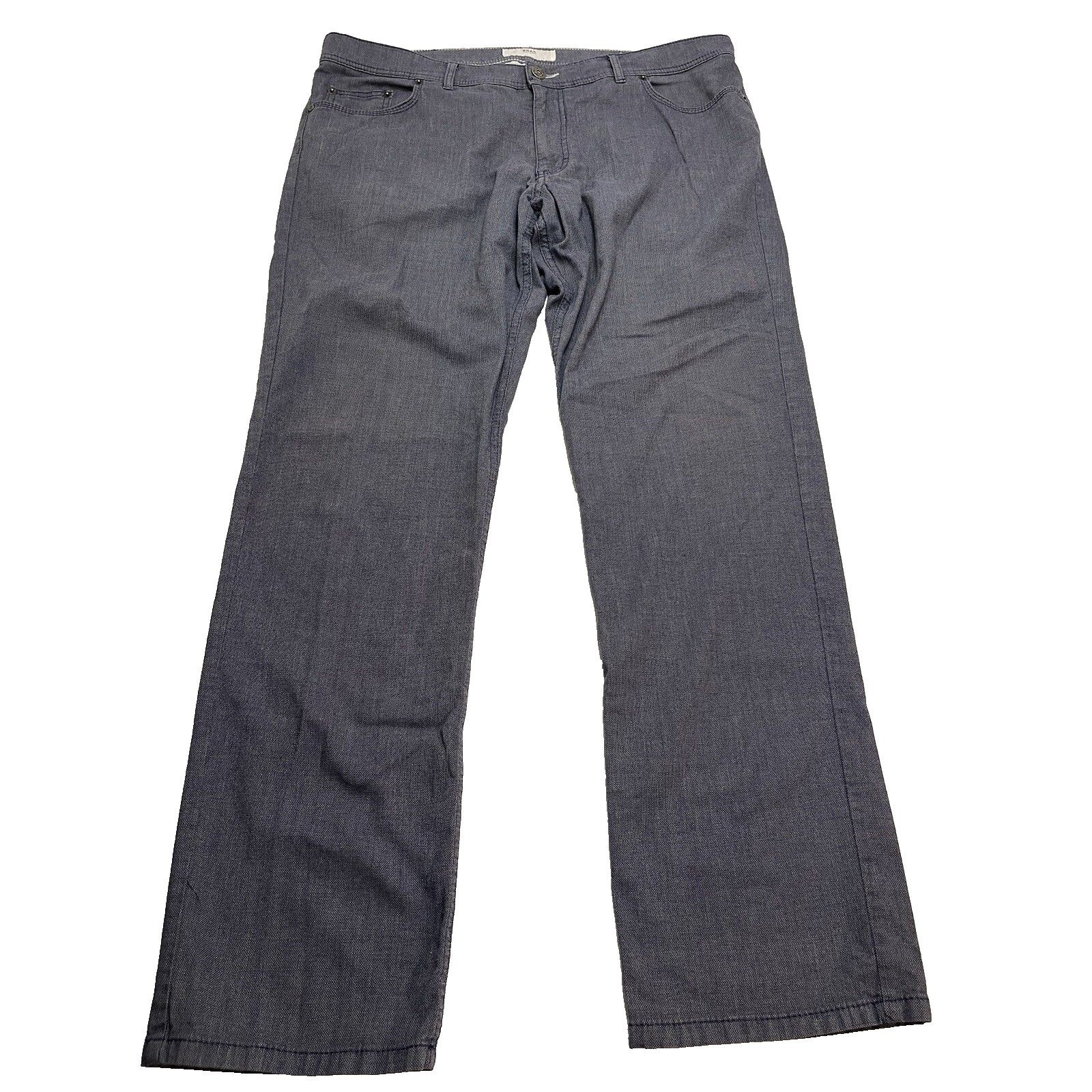 Mens Brax Regular Fit Cooper Fancy Jeans Size 40 X 32 Blue
